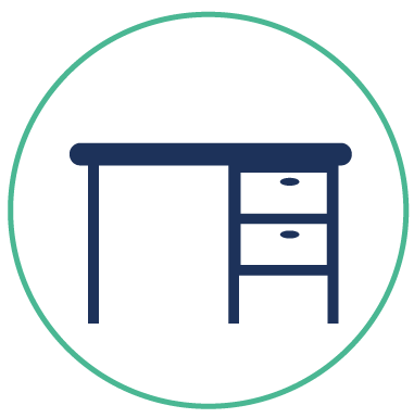 Mikro - encombrant bureau